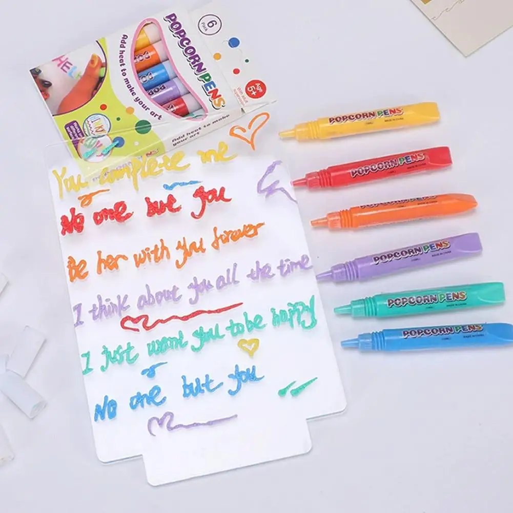 ポップコーンペン、ふわふわ3Dアート、DIYバブルポップコー - Copic Marker Sketch のレビューと価格