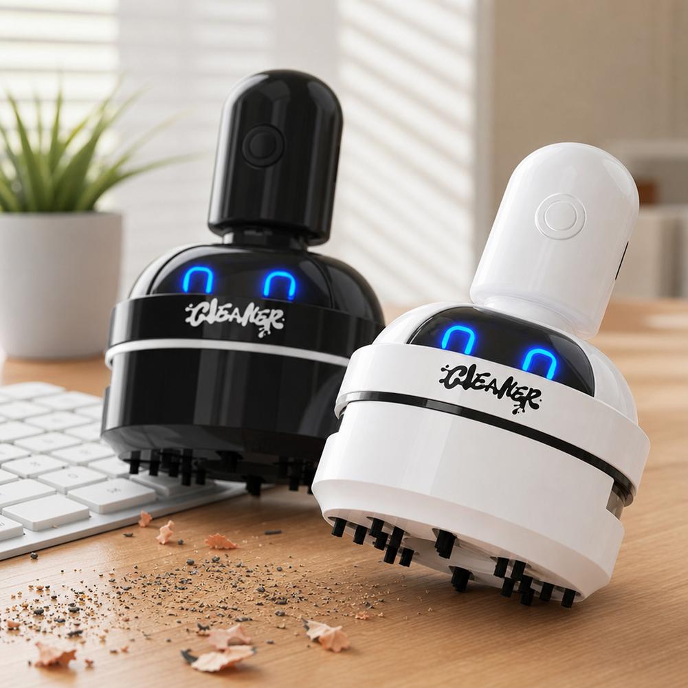 卓上用掃除機、漫画デザイン、USB充電式、小型掃除機、ハンデ - Vacuum Chamber Small のレビューと価格