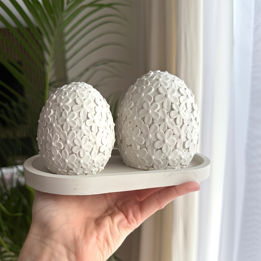 2個入りのレジンシリコンモールドセット。イースターエッグ型の - Resin Craft Ideas のレビューと価格