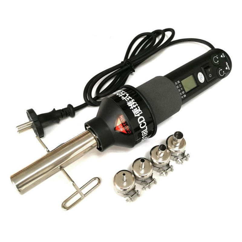 1Pc ポータブル温度調整電子ホットエアガン乾燥ガン LCD - Heat Gun Small のレビューと価格