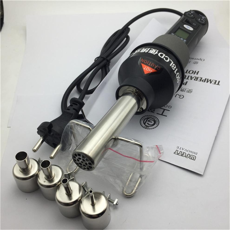 1Pc ポータブル温度調整電子ホットエアガン乾燥ガン LCD - Heat Gun Small のレビューと価格