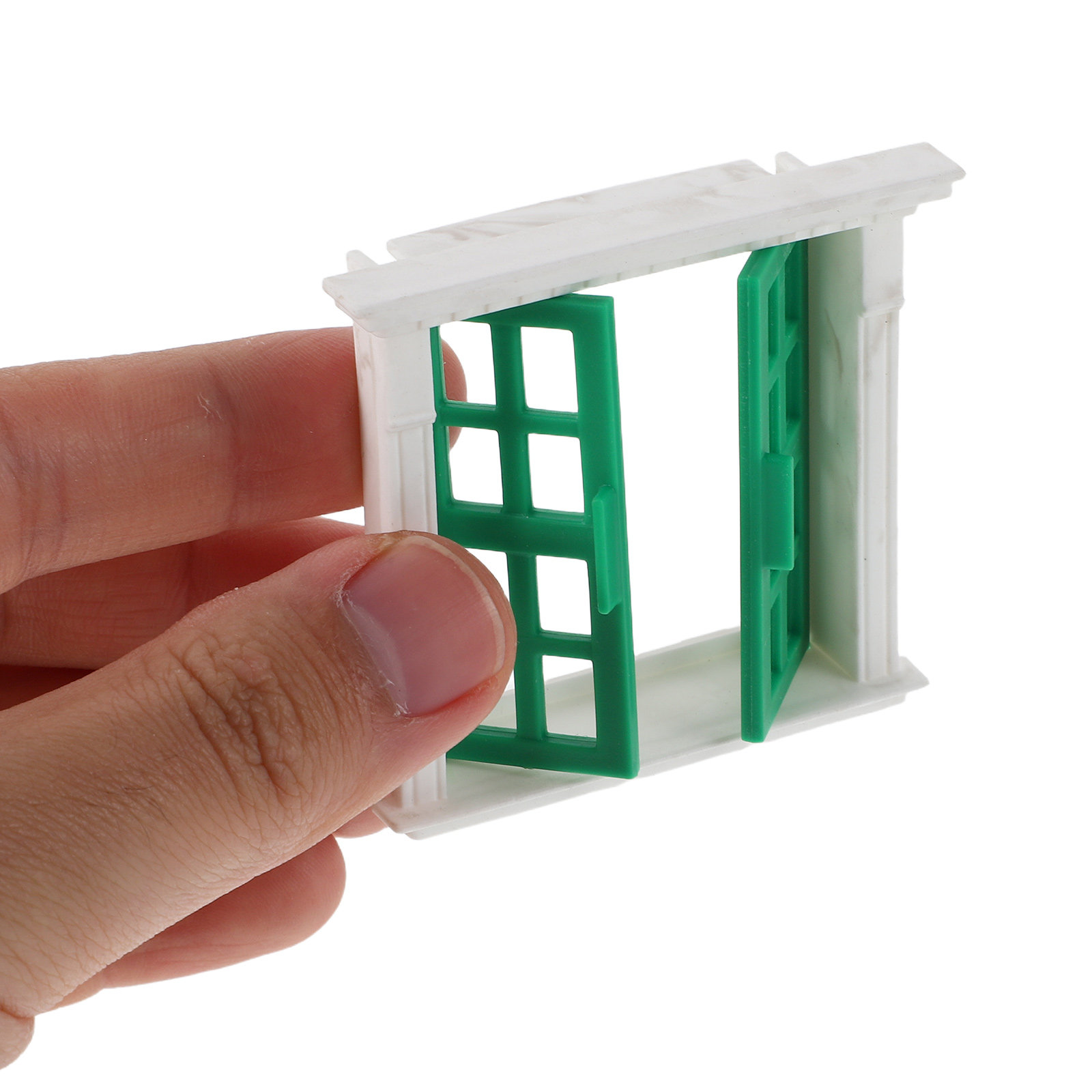 1セットのミニチュアハウスドア。工作教室やクリスマスイベント - Resin Craft Workshop のレビューと価格