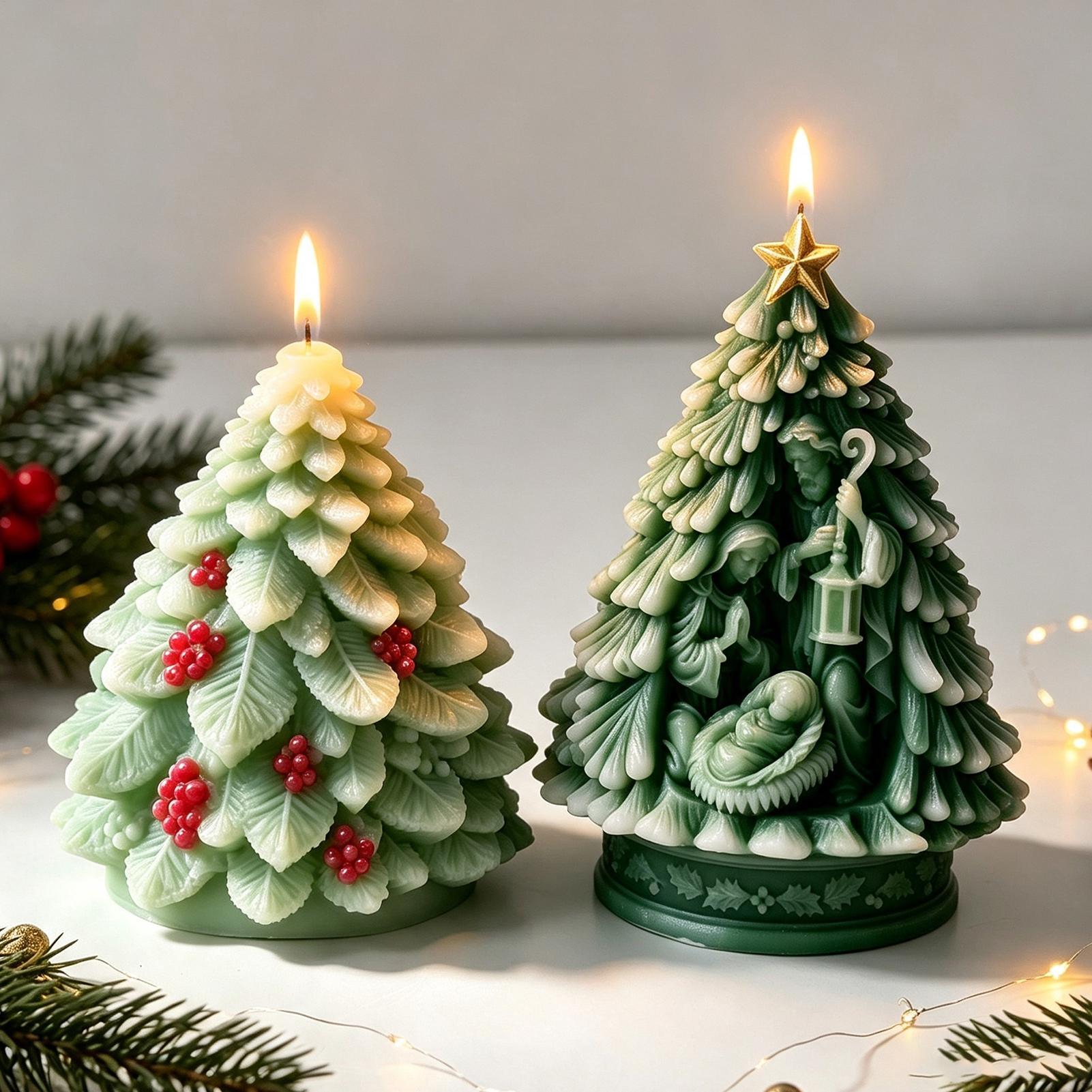 キャンドル型、クリスマスツリー型、シリコン型、DIYアロマ石 - Resin Craft Workshop のレビューと価格