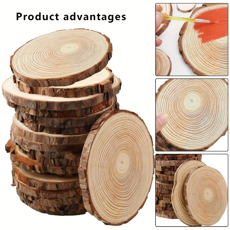 10/15/20個 11.94-13.97cm 未完成の木製 - Wood Ring Blank のレビューと価格