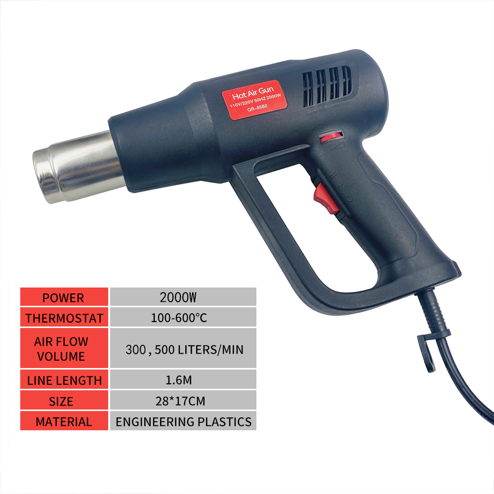 LEFAVOR 2000W電動ホットエアガン 220V 工業 - Heat Gun Small のレビューと価格