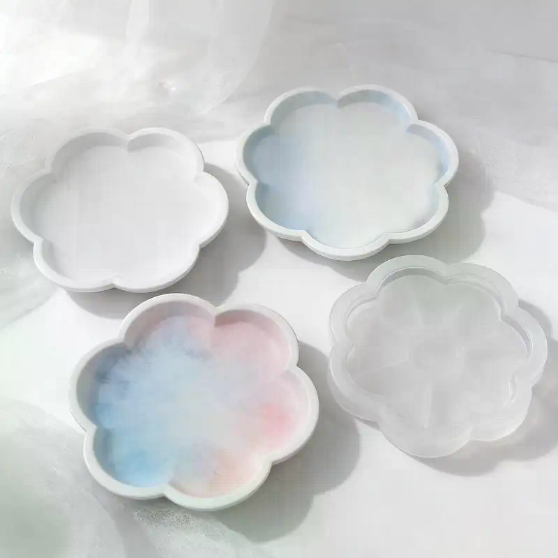 花型／円形のトレイ用シリコンモールド。DIYで手作りできる収 - Resin Craft Ideas のレビューと価格