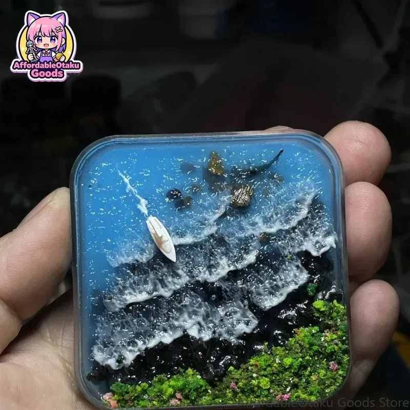 灯台と魚のモチーフを使ったレジン製のDIYモデル。お部屋の装 - Crafting Resin のレビューと価格